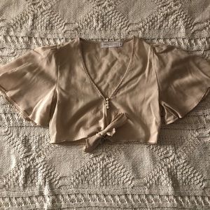 Nectar Clothing cropped blouse size M